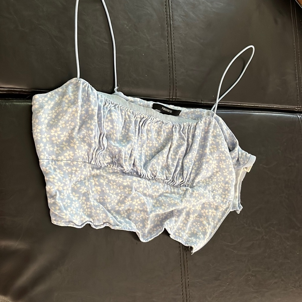 forever 21 short top tight cute floral